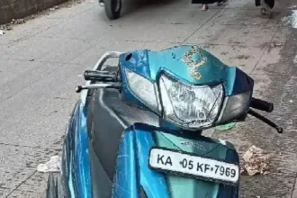 Woman riding scooter fined Rs 1.36 lakh